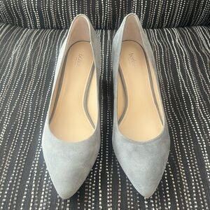 Grey suede chunky Stella heels by Botkier - Size 6.5